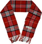 Glory Max Unisex Classic Tartan Plaid Winter Scarf Soft Cashmere Feel 72"x12" - Image 2